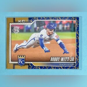 2026 Topps Ser 1-Bobby Witt Jr. KC Royals #205 SSP Team Logo Border Variation